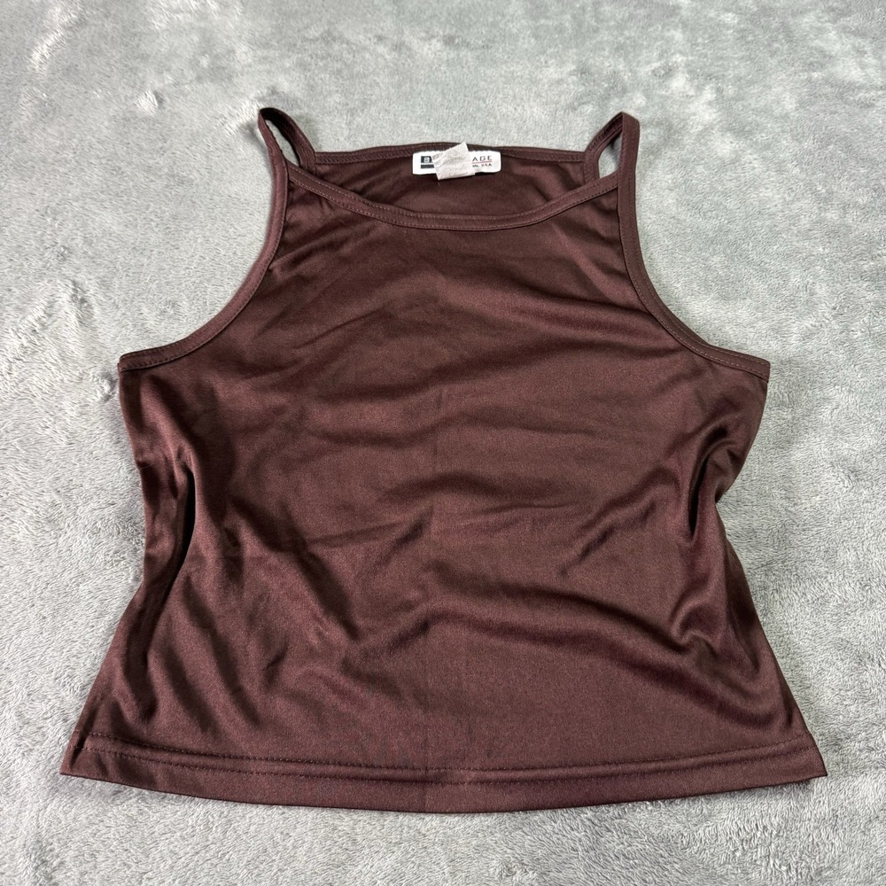 VTG 90s BACKSTAGE Square Neck Babydoll Tanktop Womens L Rave Boho Indie Grunge